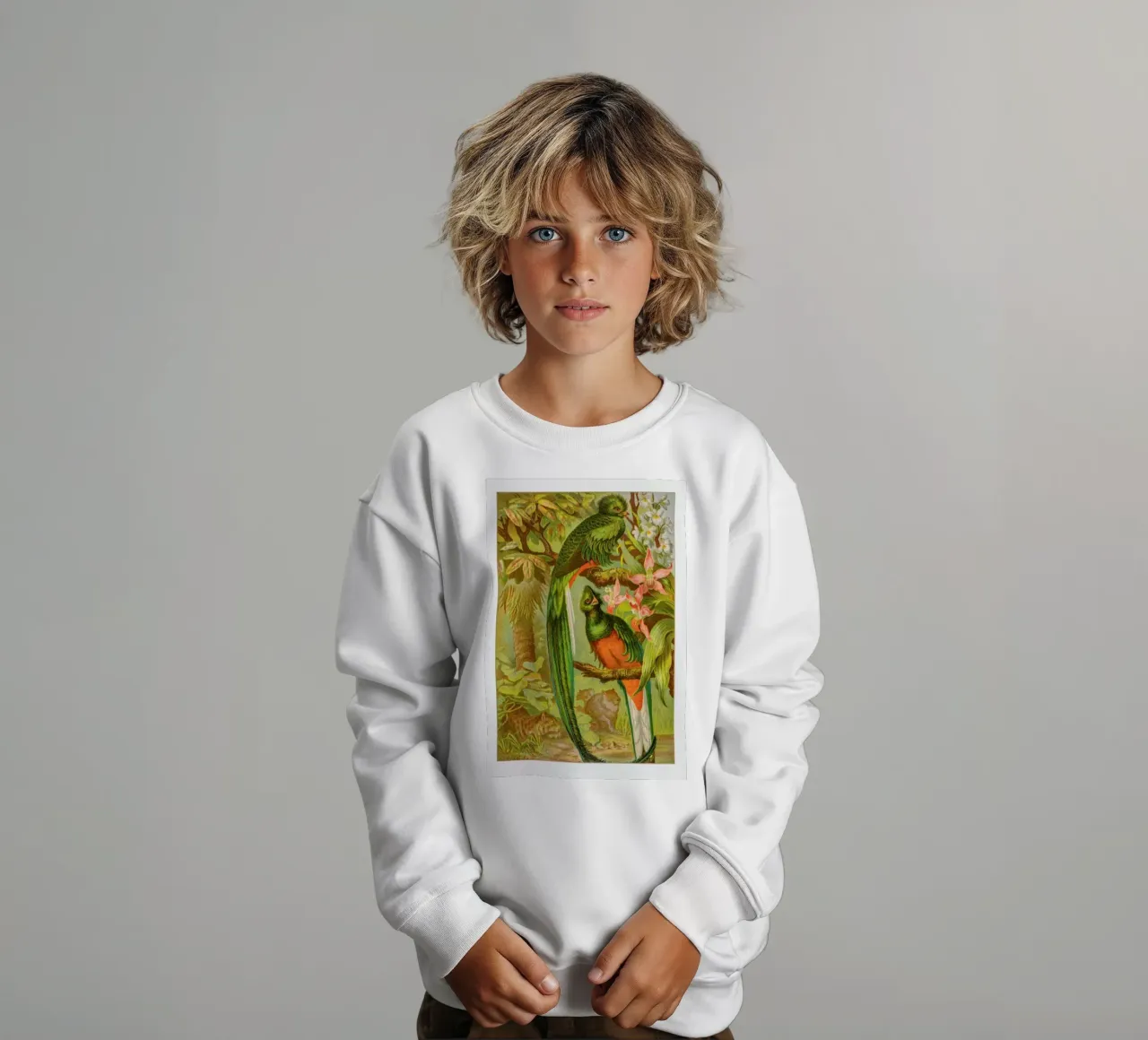 Native Birds felpa bambino da Flora & Fauna