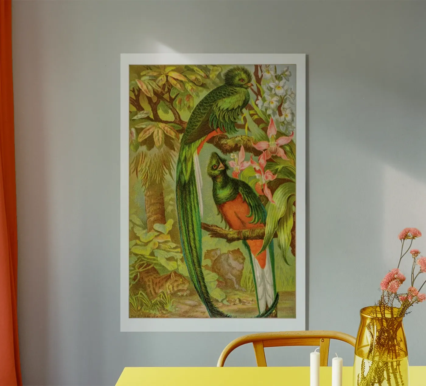 Native Birds plexiglas de Flora & Fauna