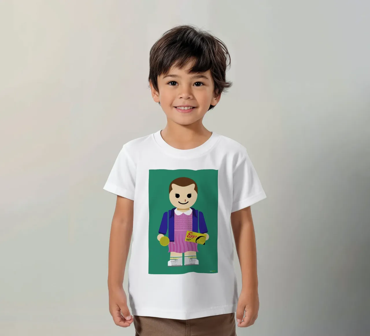 Eleven Toy kids t-shirt by Rafa Gomes