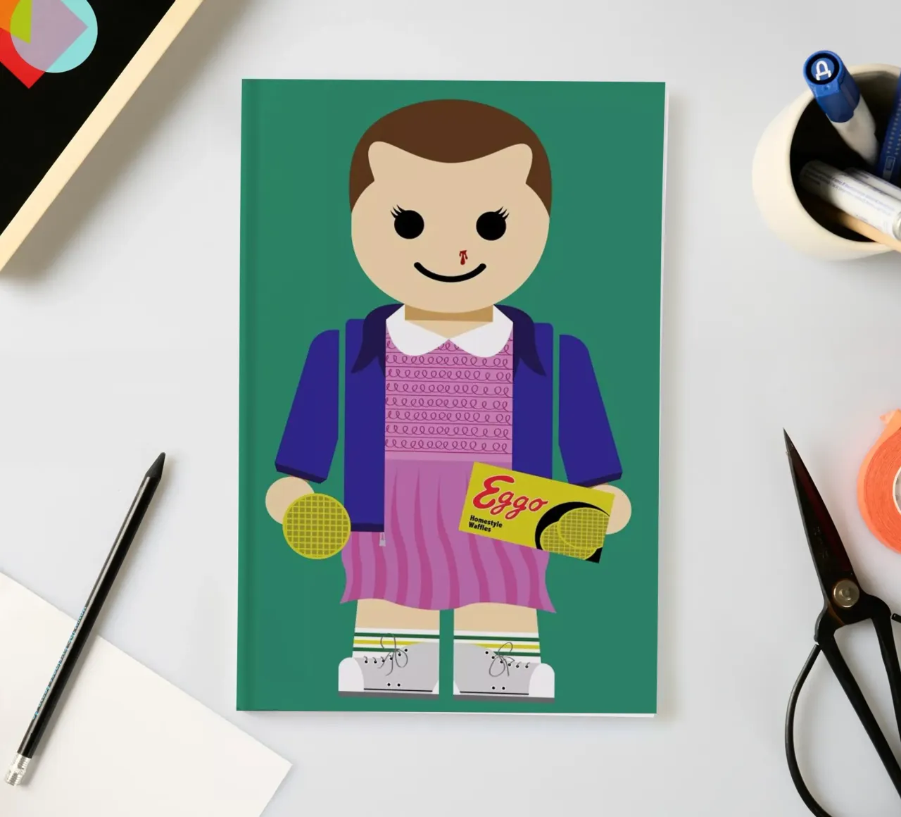 Eleven Toy notebook by Rafa Gomes
