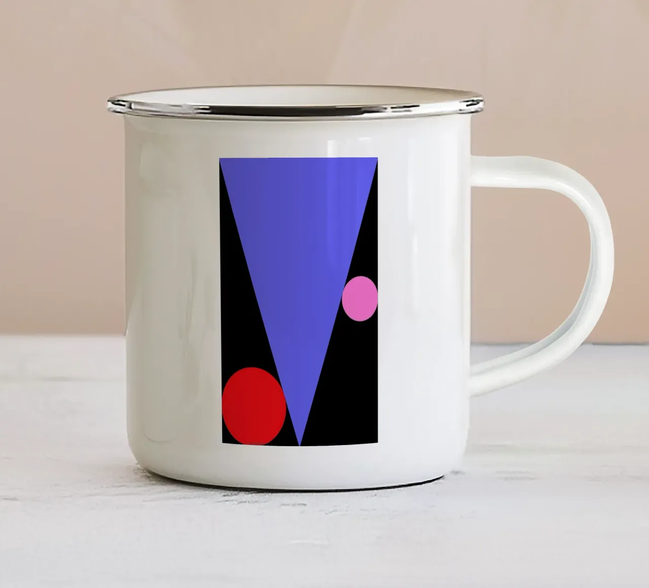 Lonely Cone tazza in smalto da La Come Di