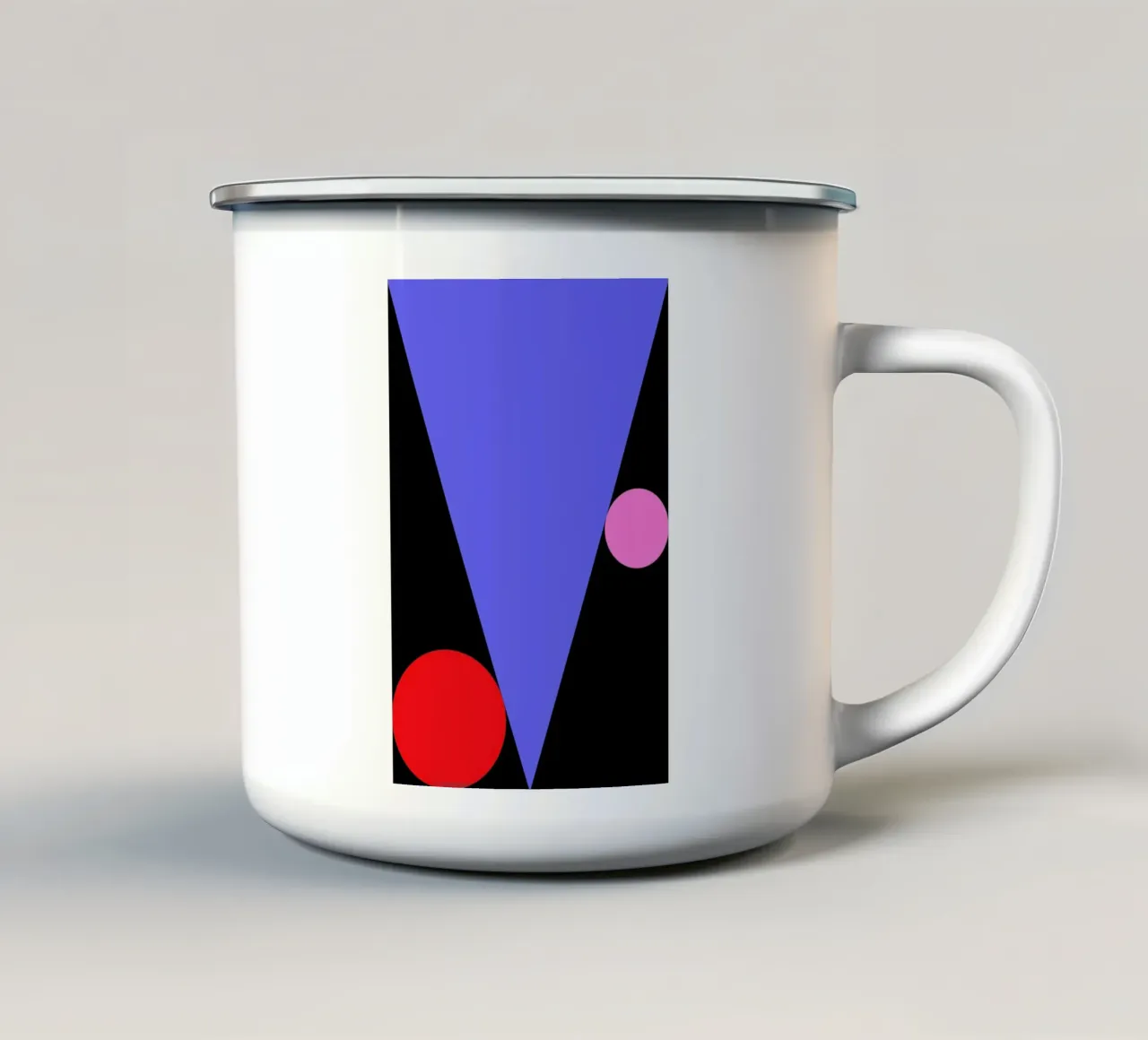 Lonely Cone tazza in smalto da La Come Di