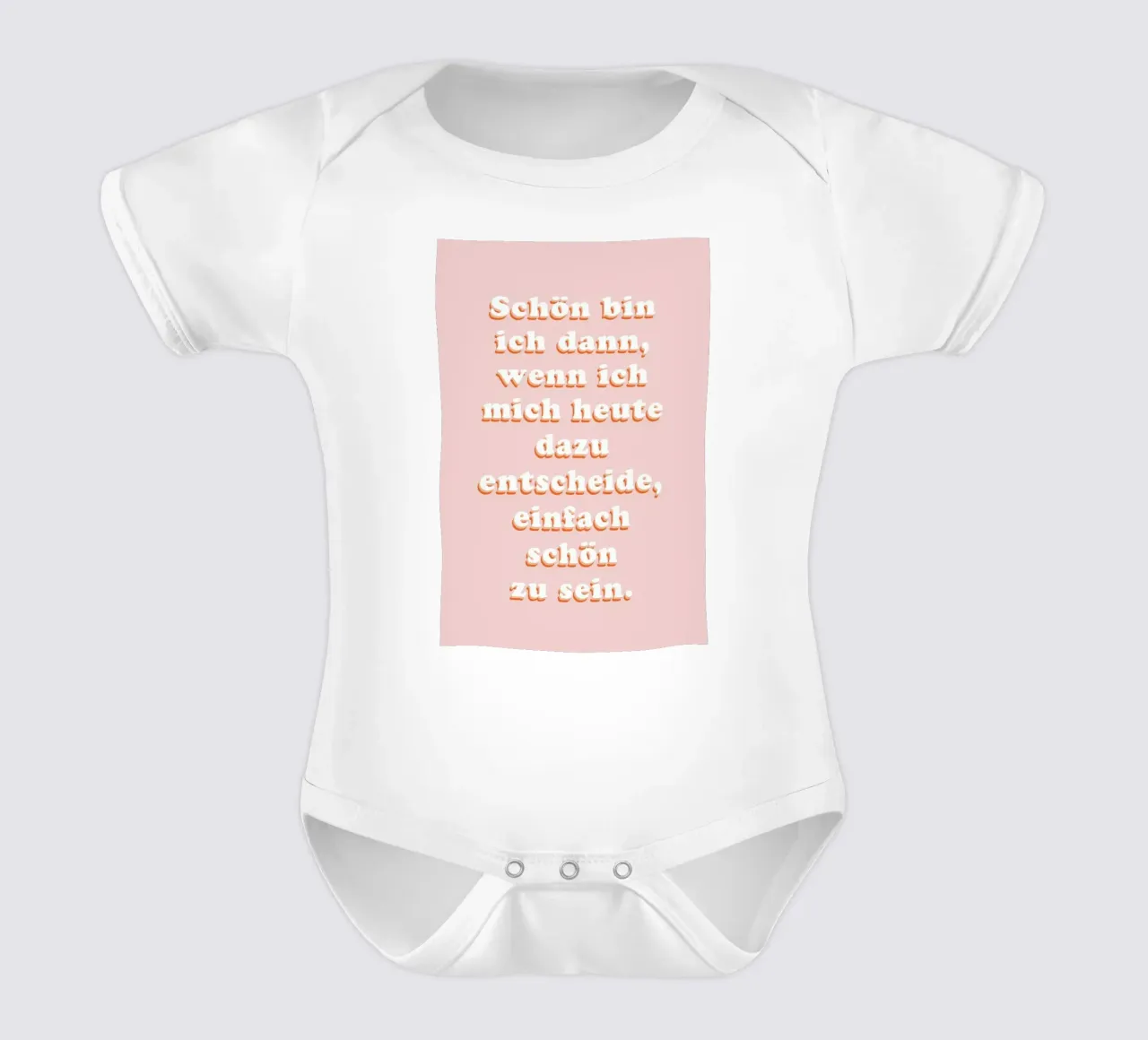 Heute short-sleeve baby romper by vonkopfbisfuss x JUNIQE