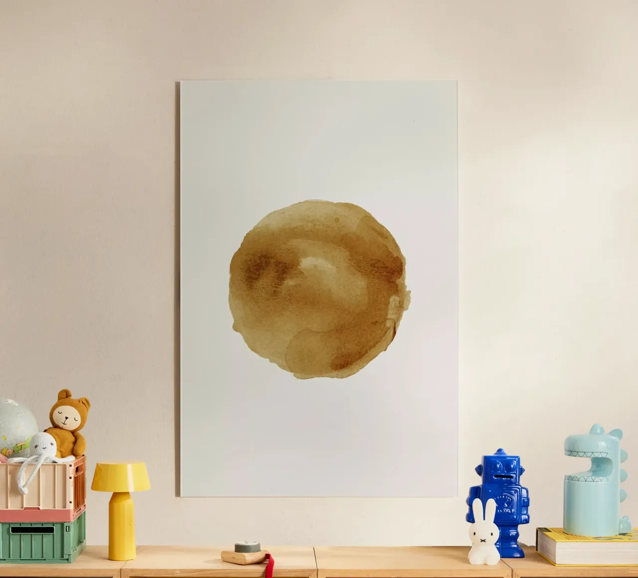 Golden acrylic glass by Pure