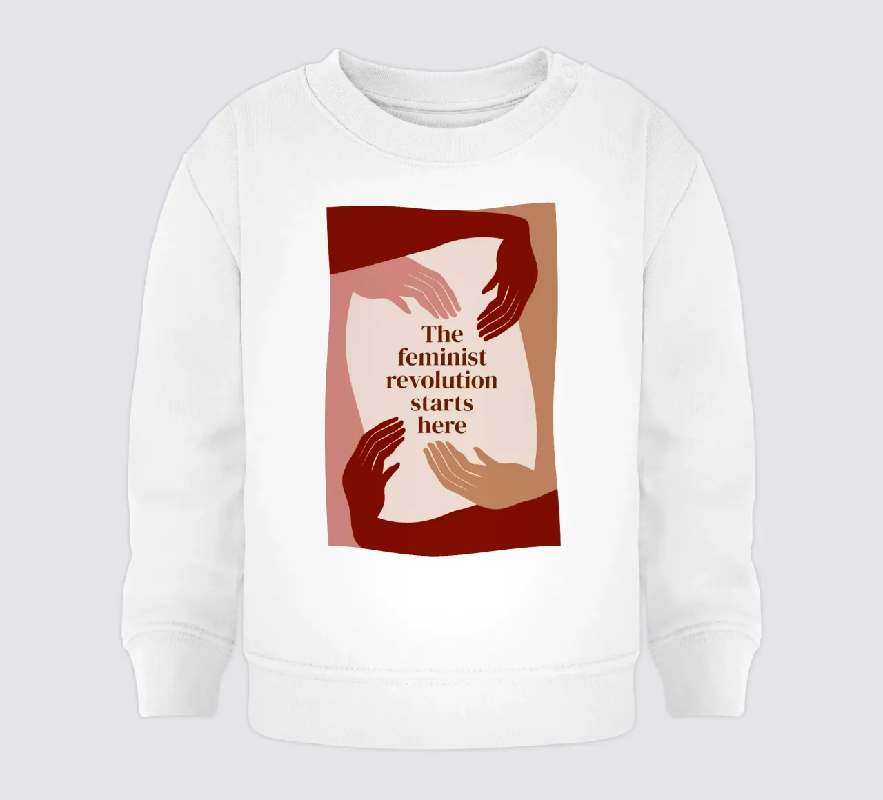 The Feminist Revolution Starts Here I felpa neonato da Les Glorieuses x JUNIQE