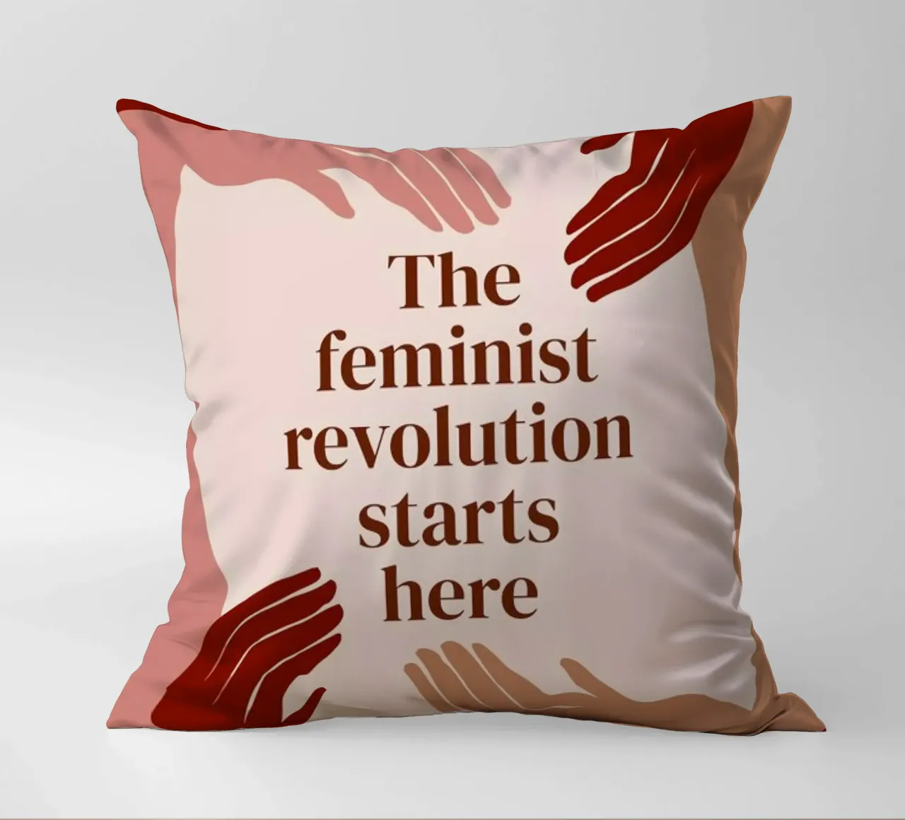 The Feminist Revolution Starts Here I cuscino da Les Glorieuses x JUNIQE