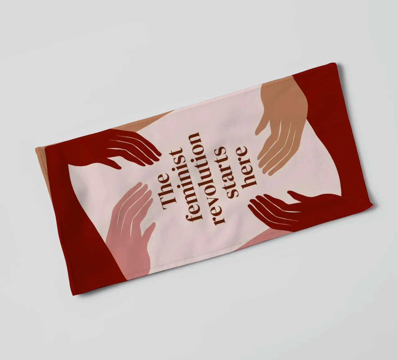 The Feminist Revolution Starts Here I asciugamano da bagno da Les Glorieuses x JUNIQE