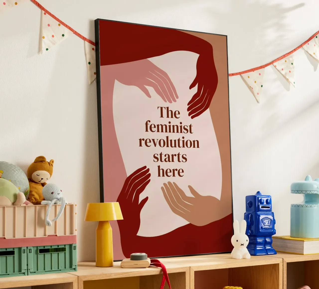 The Feminist Revolution Starts Here I alluminio dibond da Les Glorieuses x JUNIQE