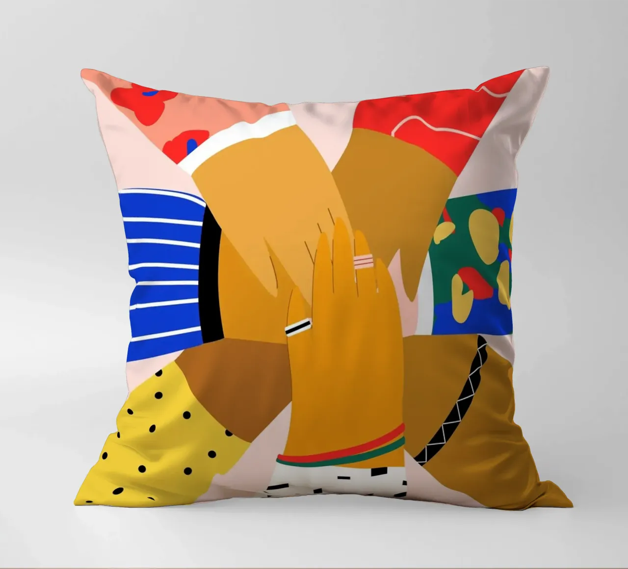 All Hands coussin de Pure