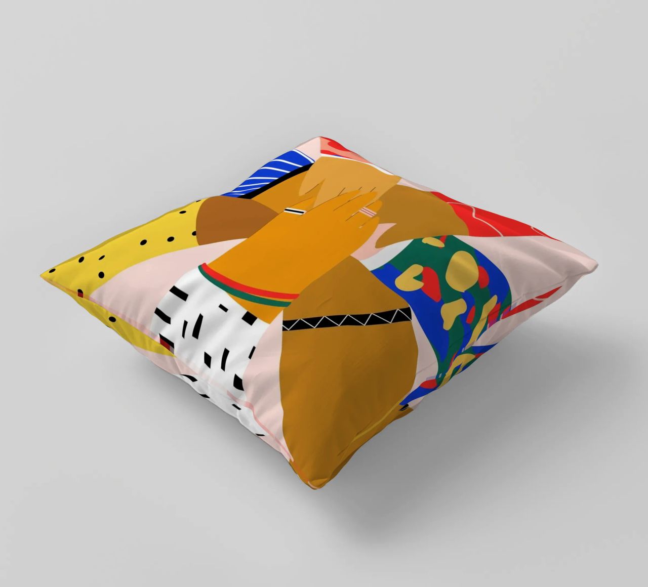 All Hands decorative cushion by Pure