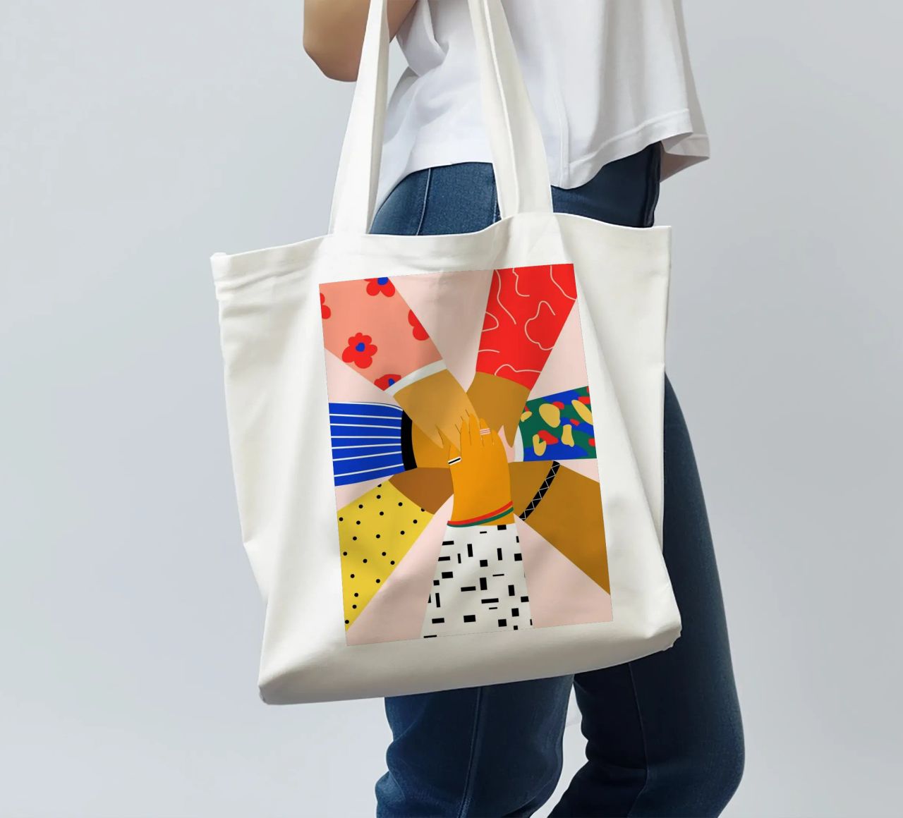 All Hands tote bag by Pure