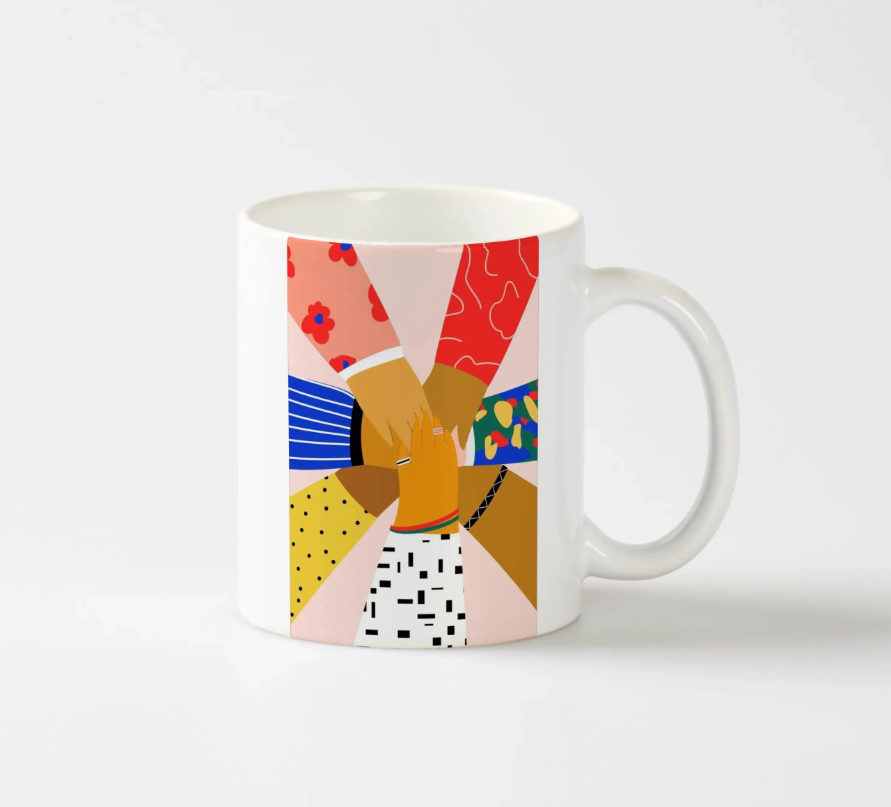 All Hands ceramic mug by Pure
