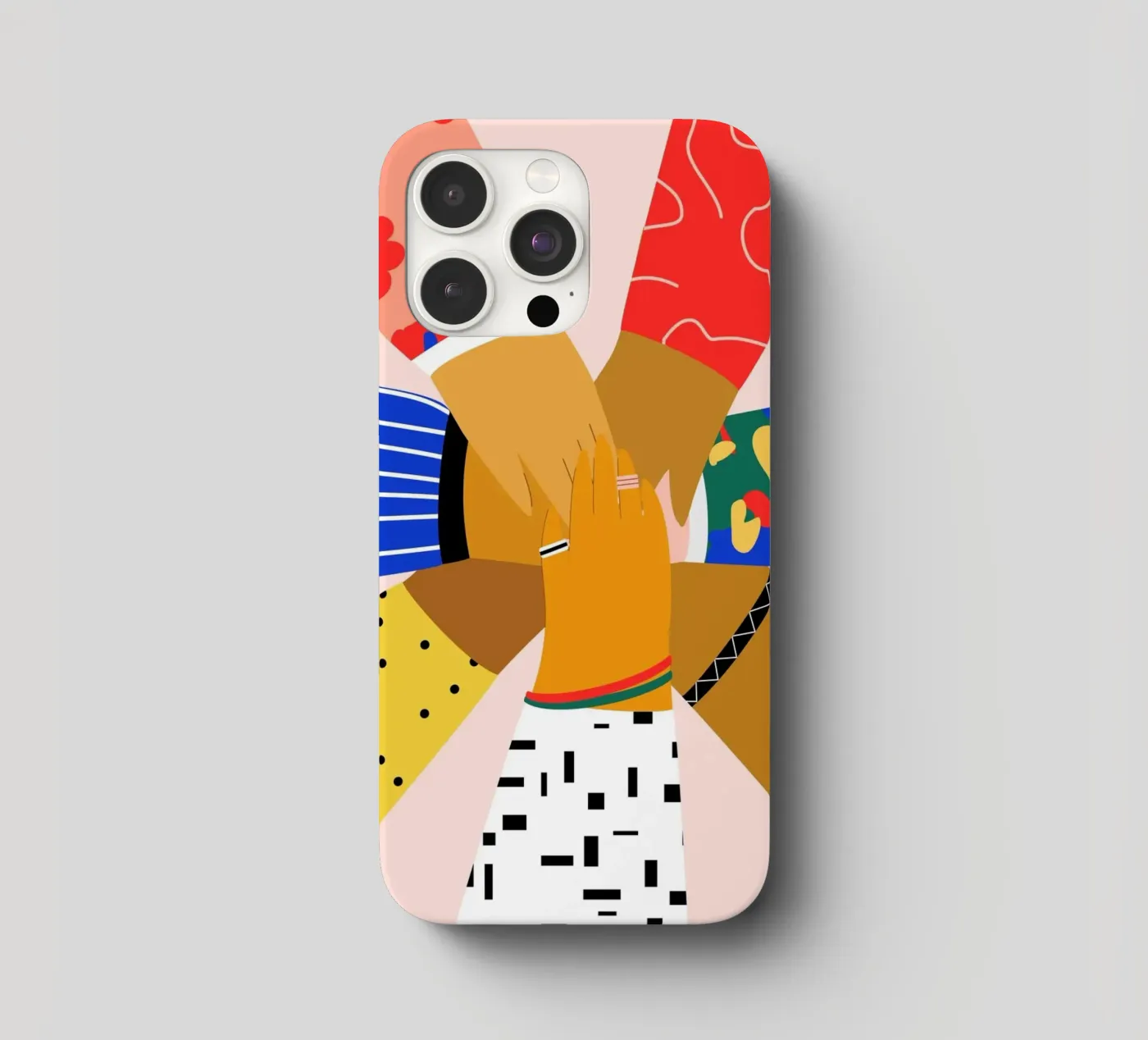 All Hands iphone case by Pure