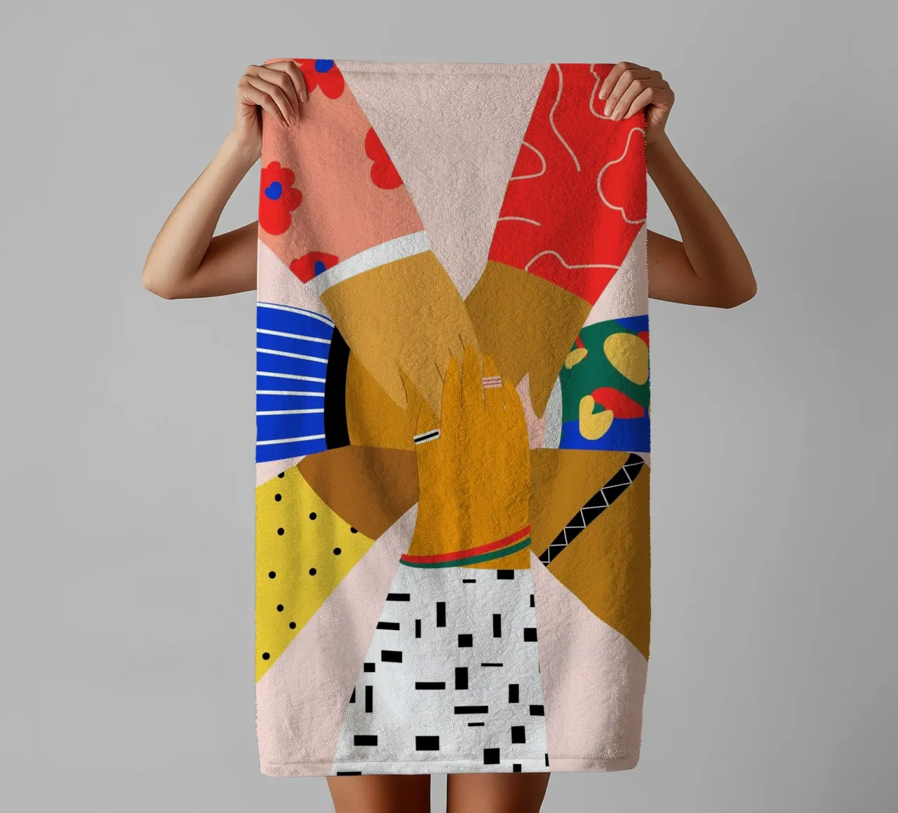 All Hands serviette de bain de Pure