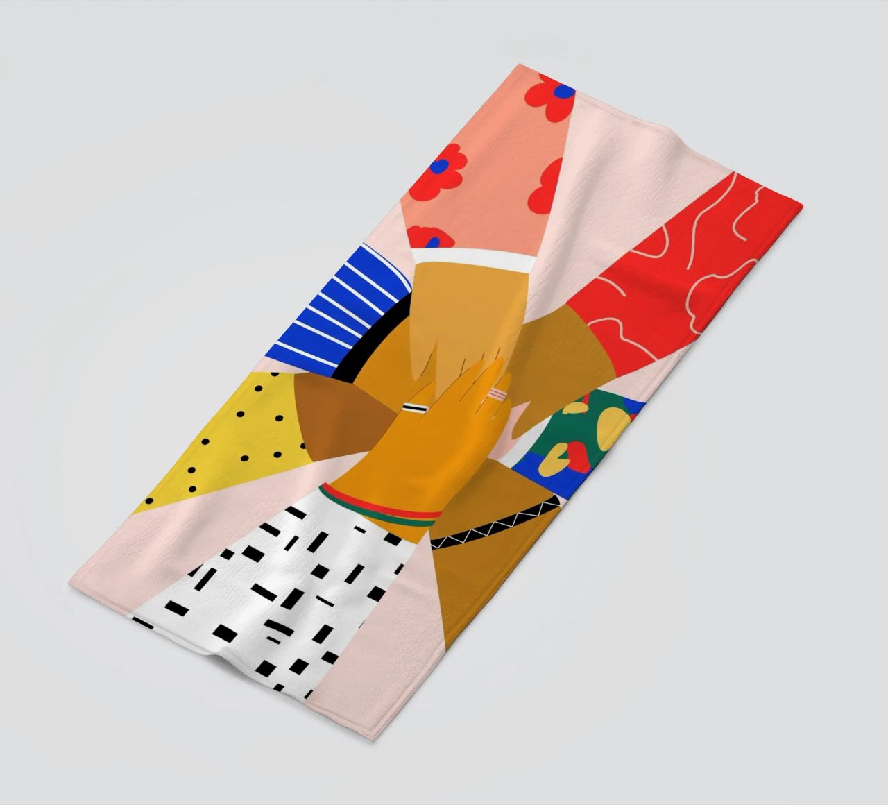 All Hands beach towel by Pure
