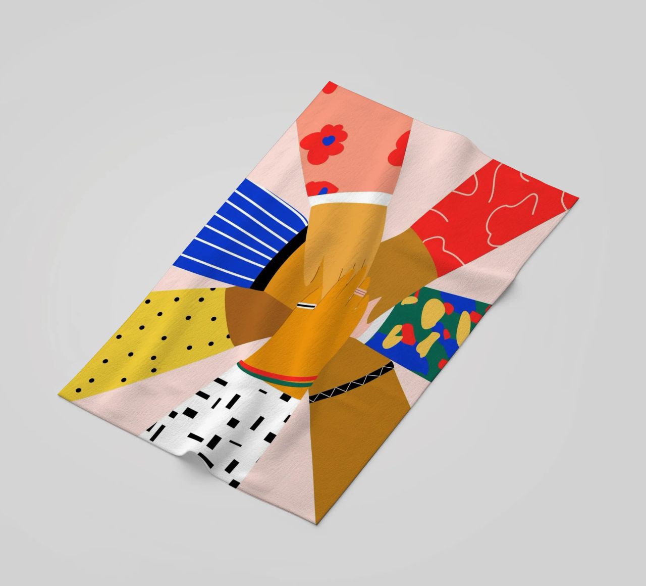 All Hands beach towel by Pure