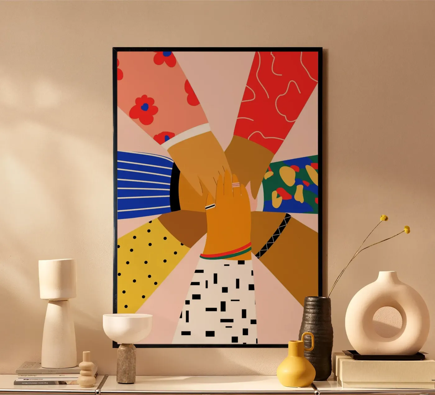 All Hands poster van Pure