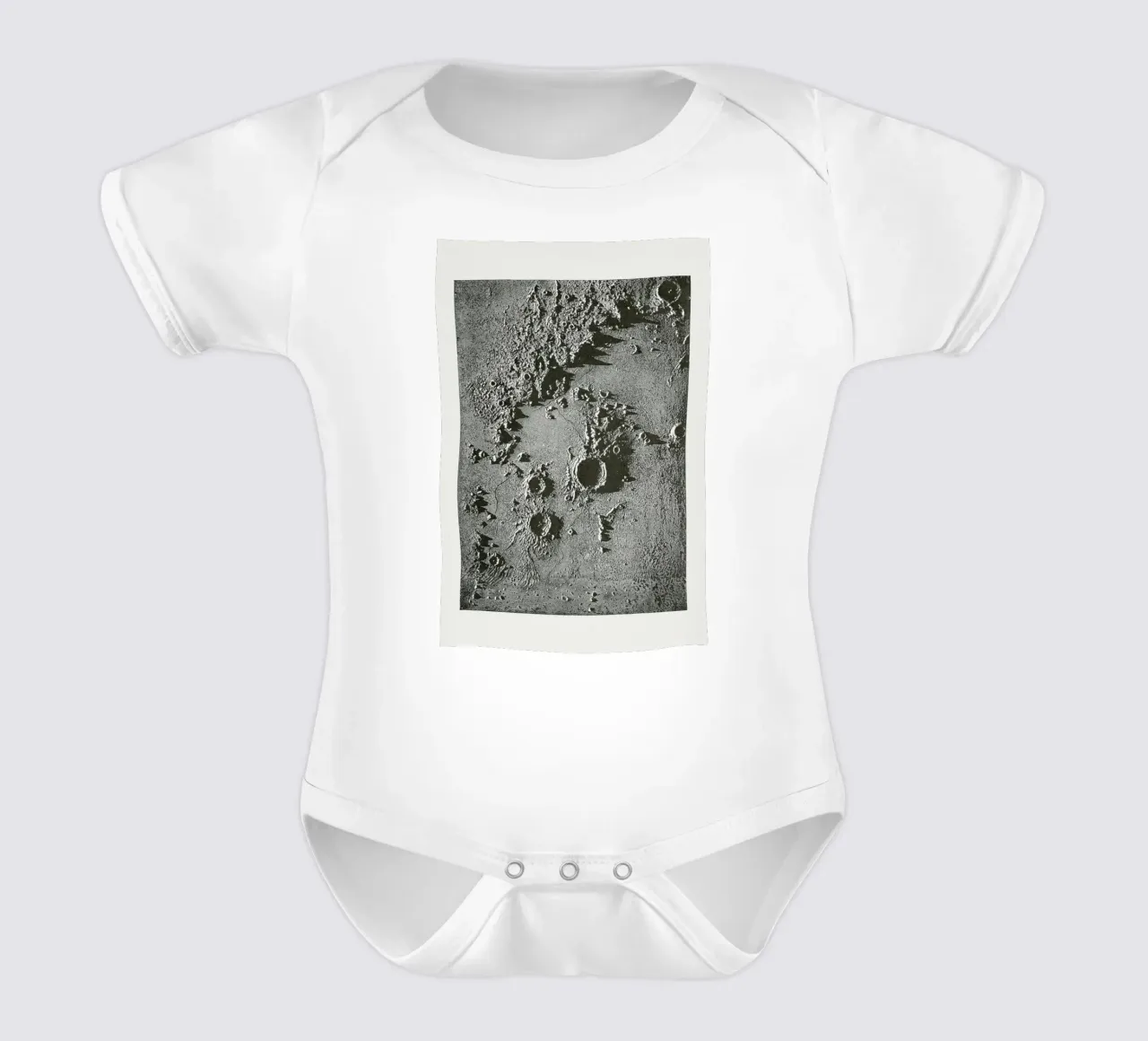 Moon Crater II body neonato maniche corte da Flora & Fauna