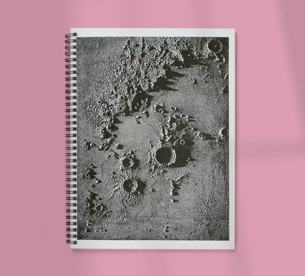 Moon Crater II spiral notebook by Flora & Fauna