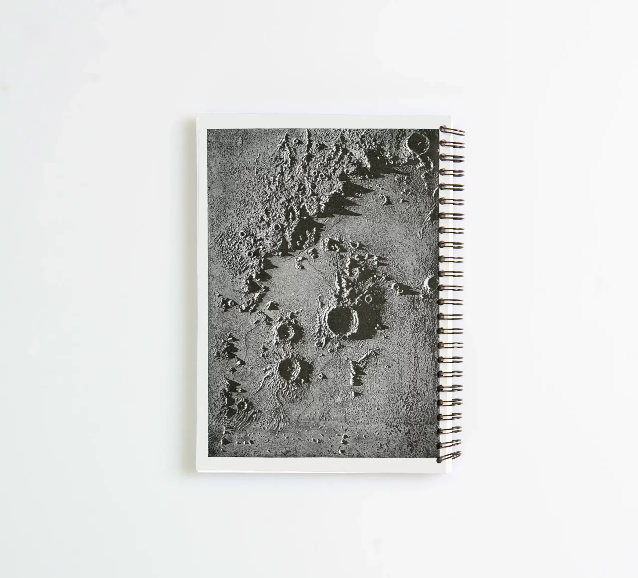 Moon Crater II spiral notebook by Flora & Fauna