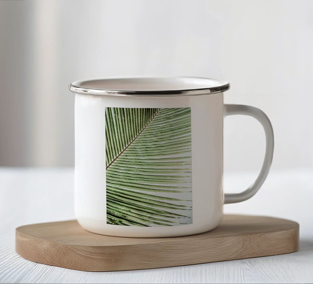 Zig Zag tazza in smalto da Shot By Clint
