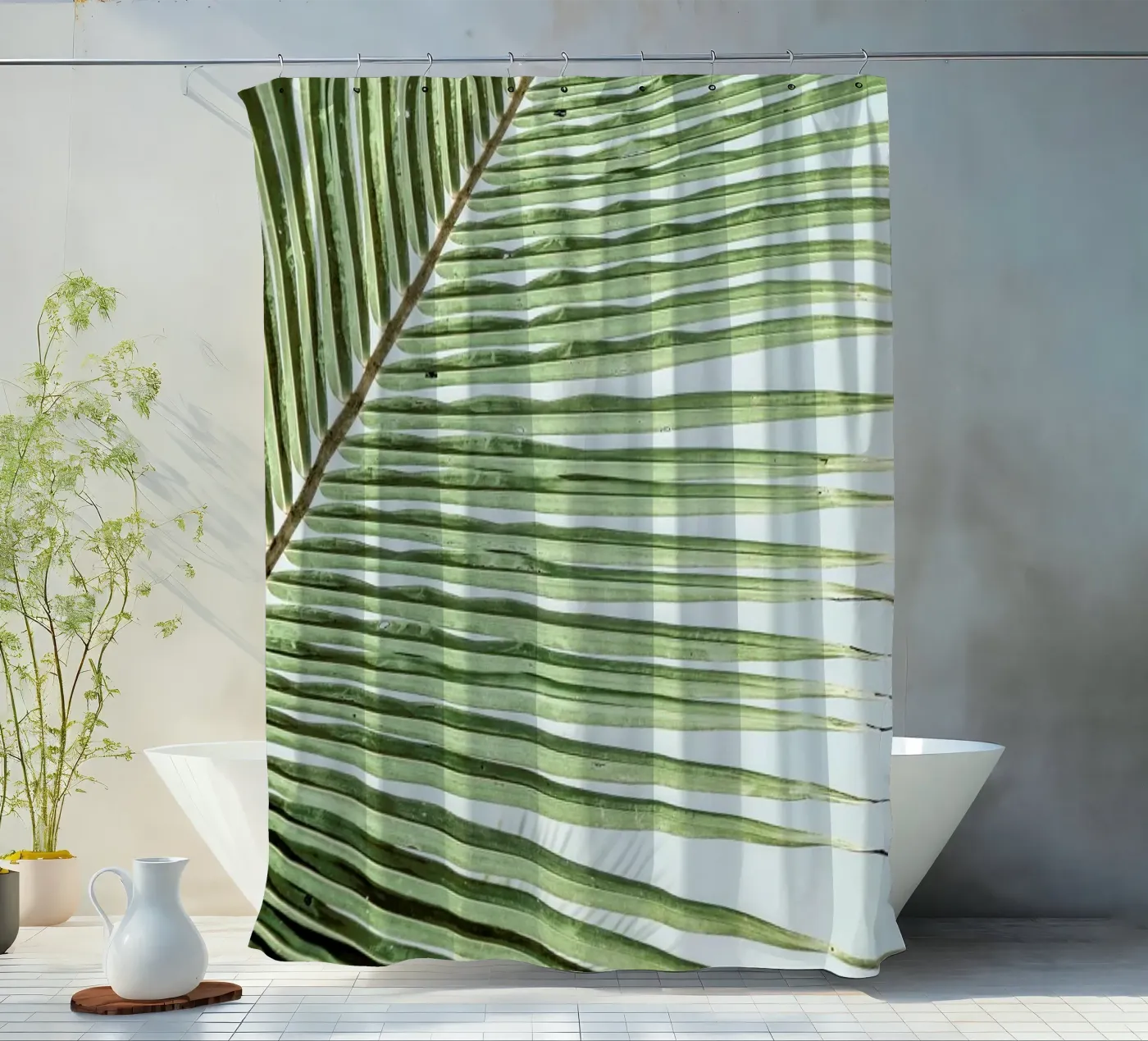 Zig Zag douchegordijn van Shot By Clint