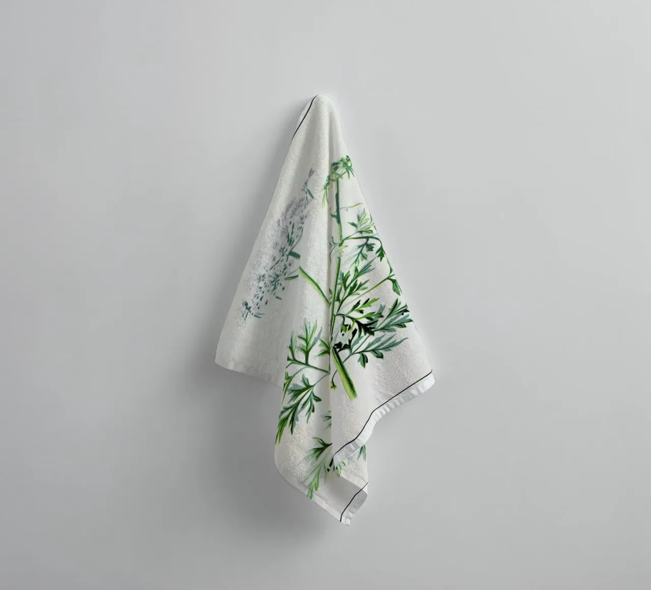 Parsley asciugamano da bagno da Flora & Fauna