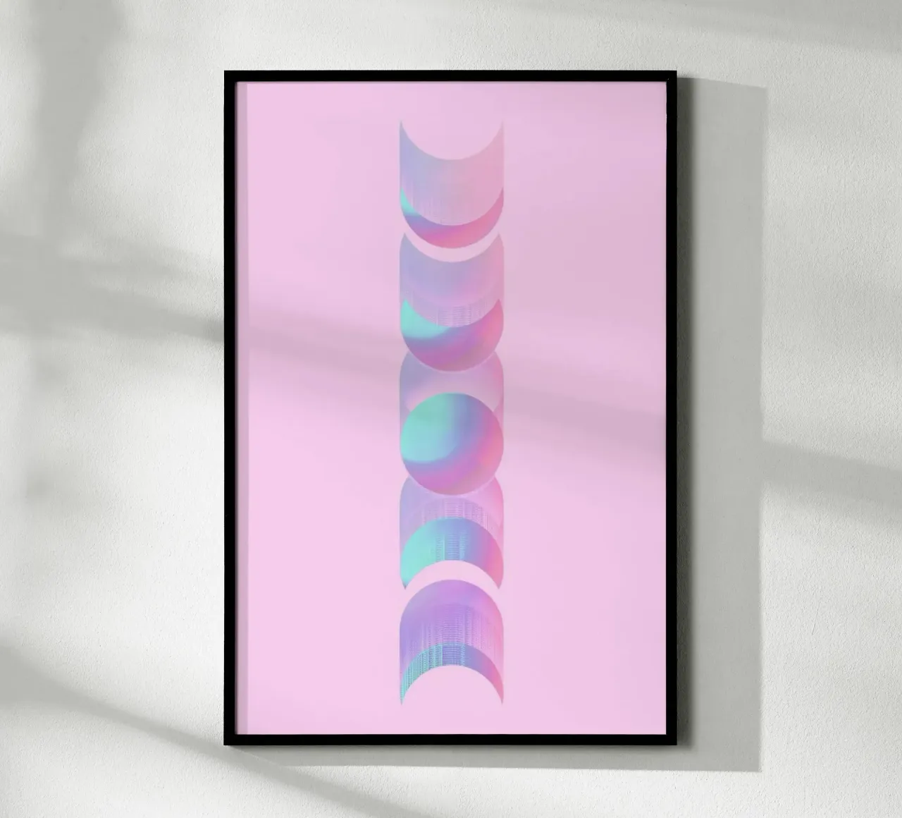 Fluo Moon poster da cafelab