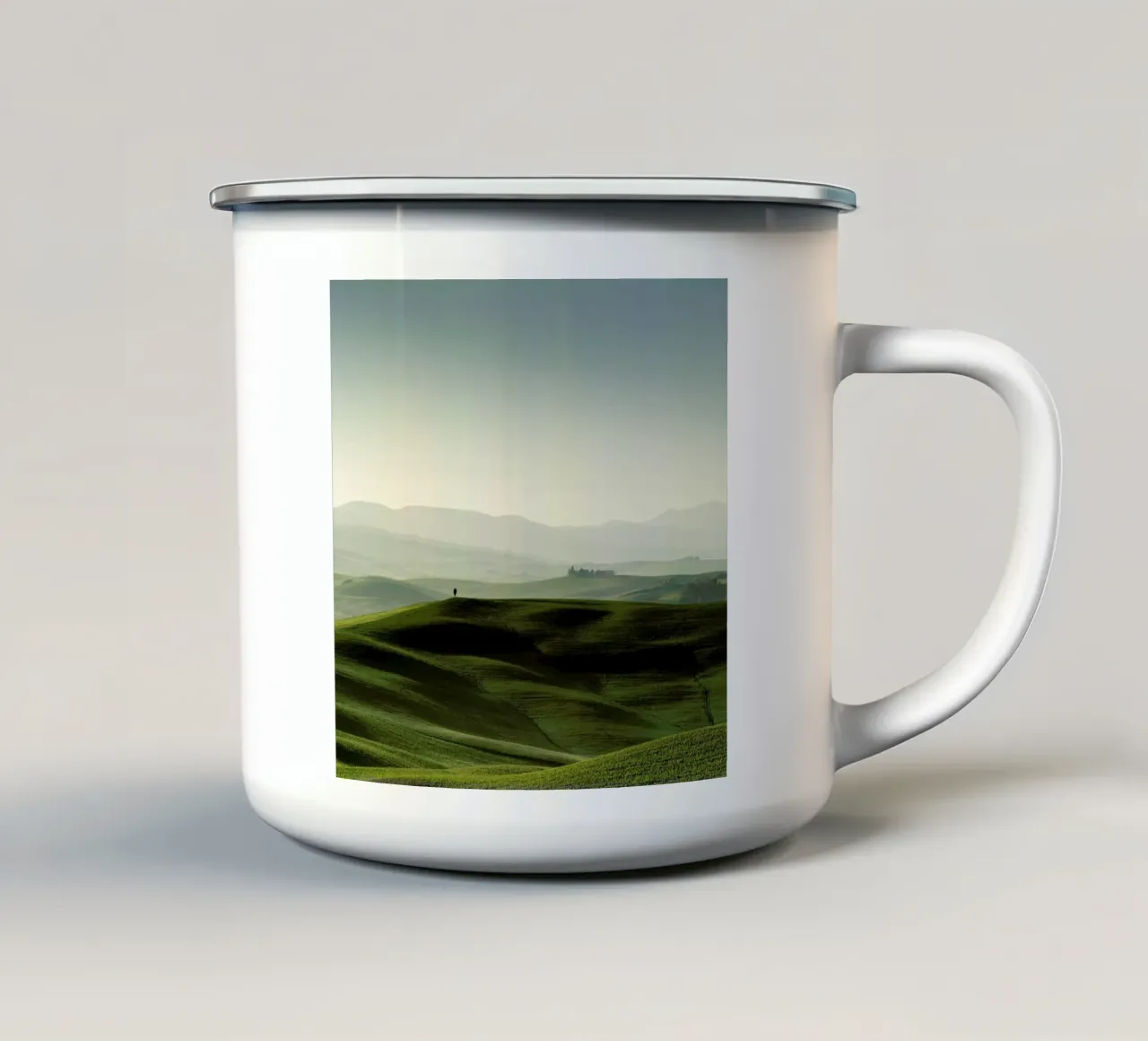 Albero Solitario I tazza in smalto da Michael J. Reibert