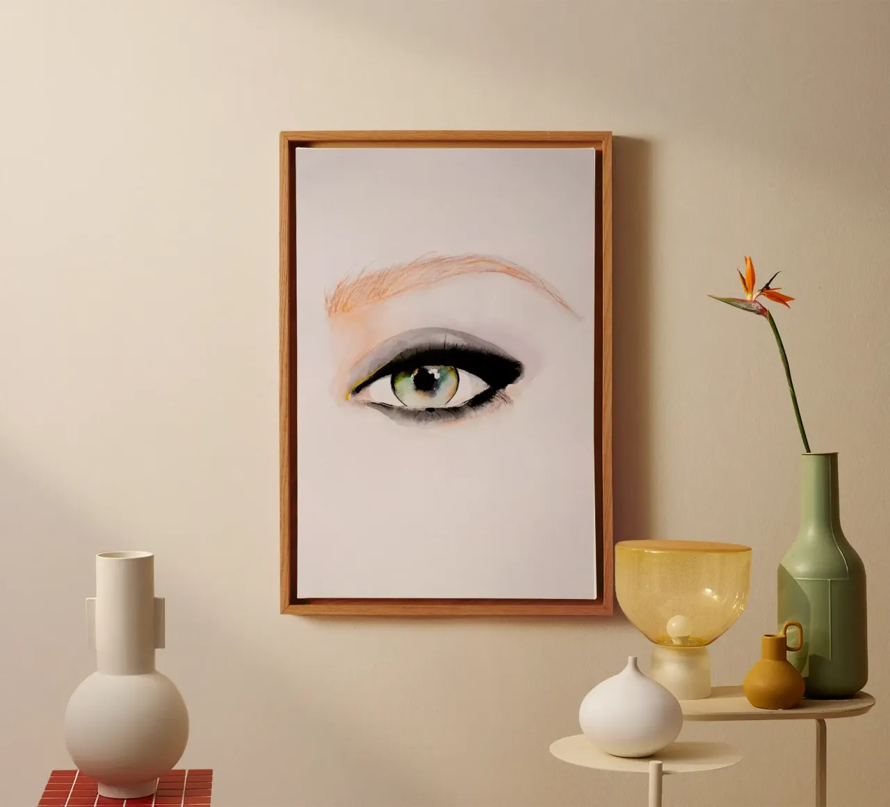 Single Eye+Series8 tela con Cornice a cassetta da Leigh Viner