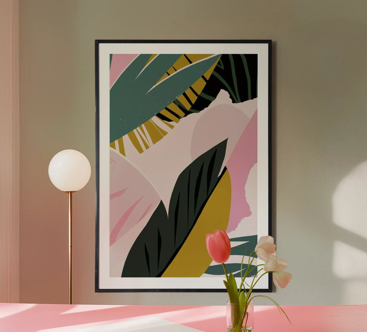 Shady Palms Poster von Tom Abbiss Smith