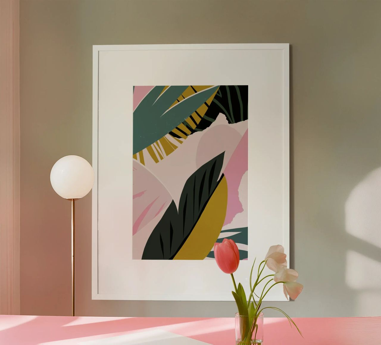 Shady Palms Poster von Tom Abbiss Smith
