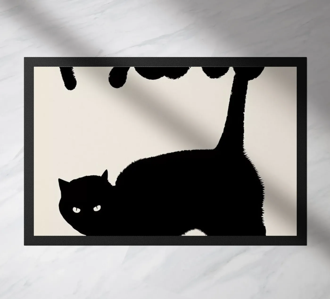 Meow doormat by Florent Bodart