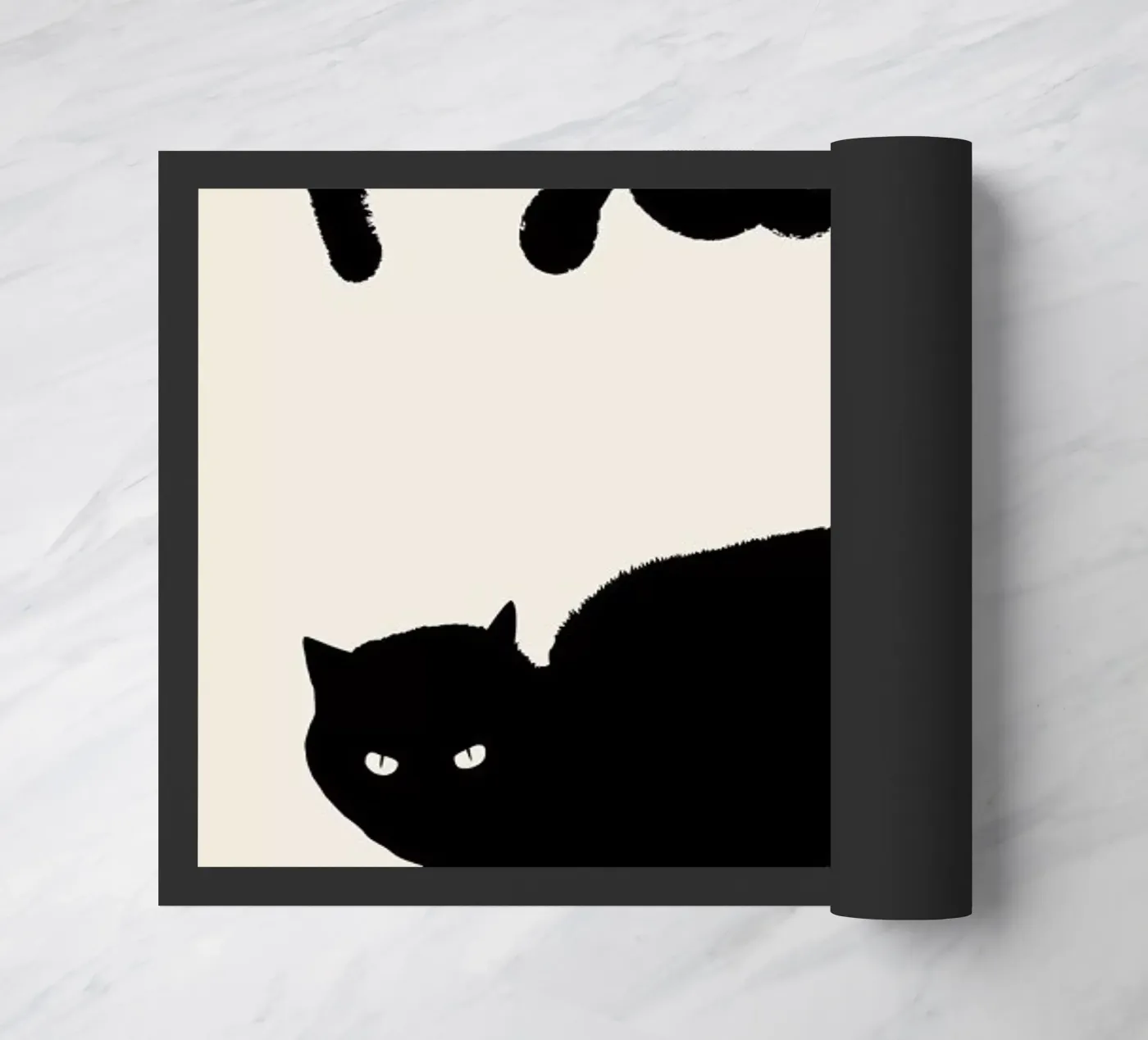 Meow doormat by Florent Bodart