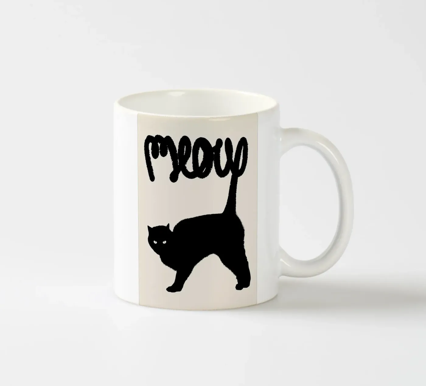 Meow ceramic mug by Florent Bodart