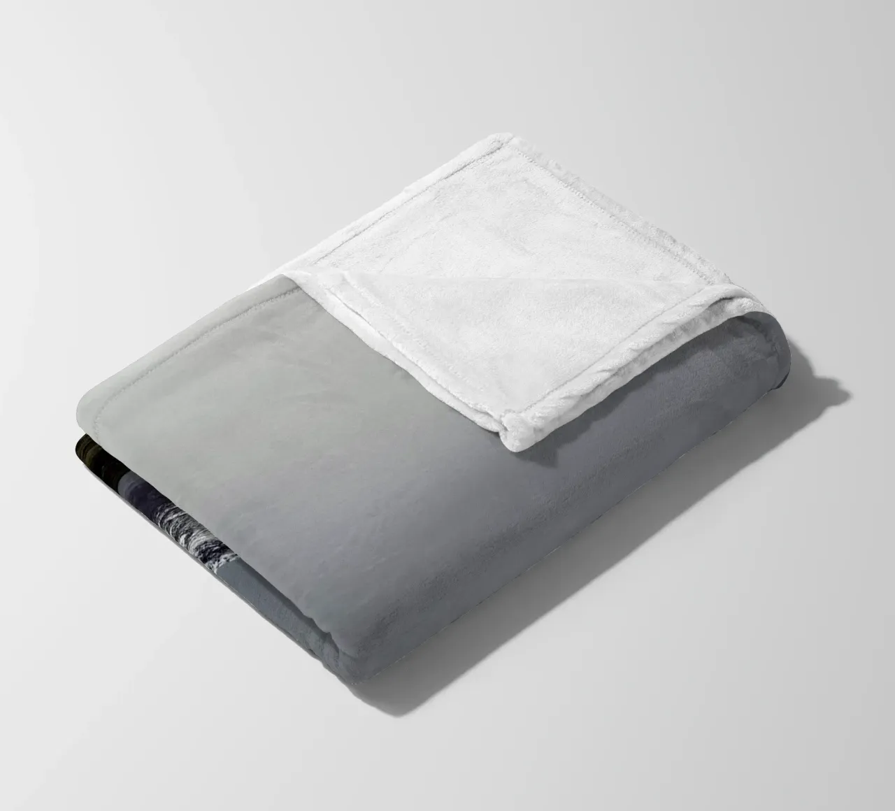 Standing strong fleece blanket by Nur Mut