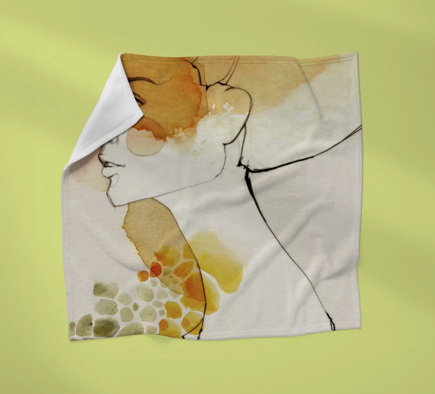 Elle fleecedeken van Ekaterina Koroleva