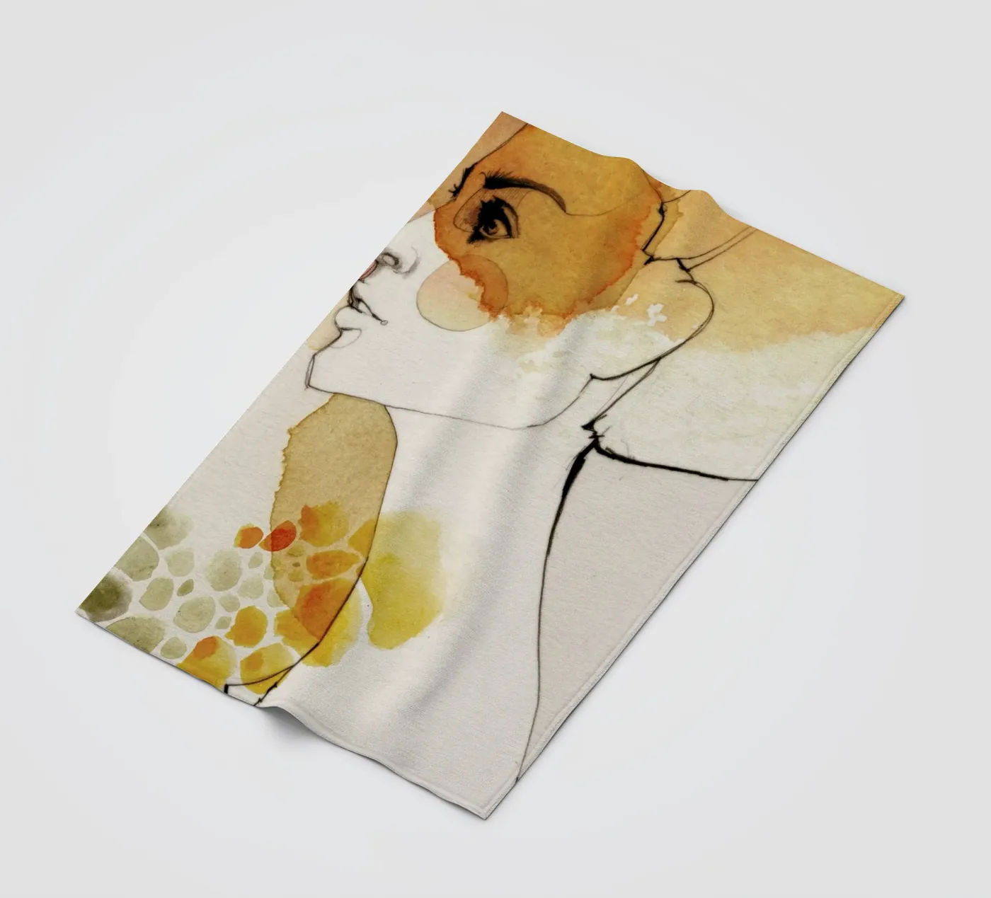 Elle fleecedeken van Ekaterina Koroleva