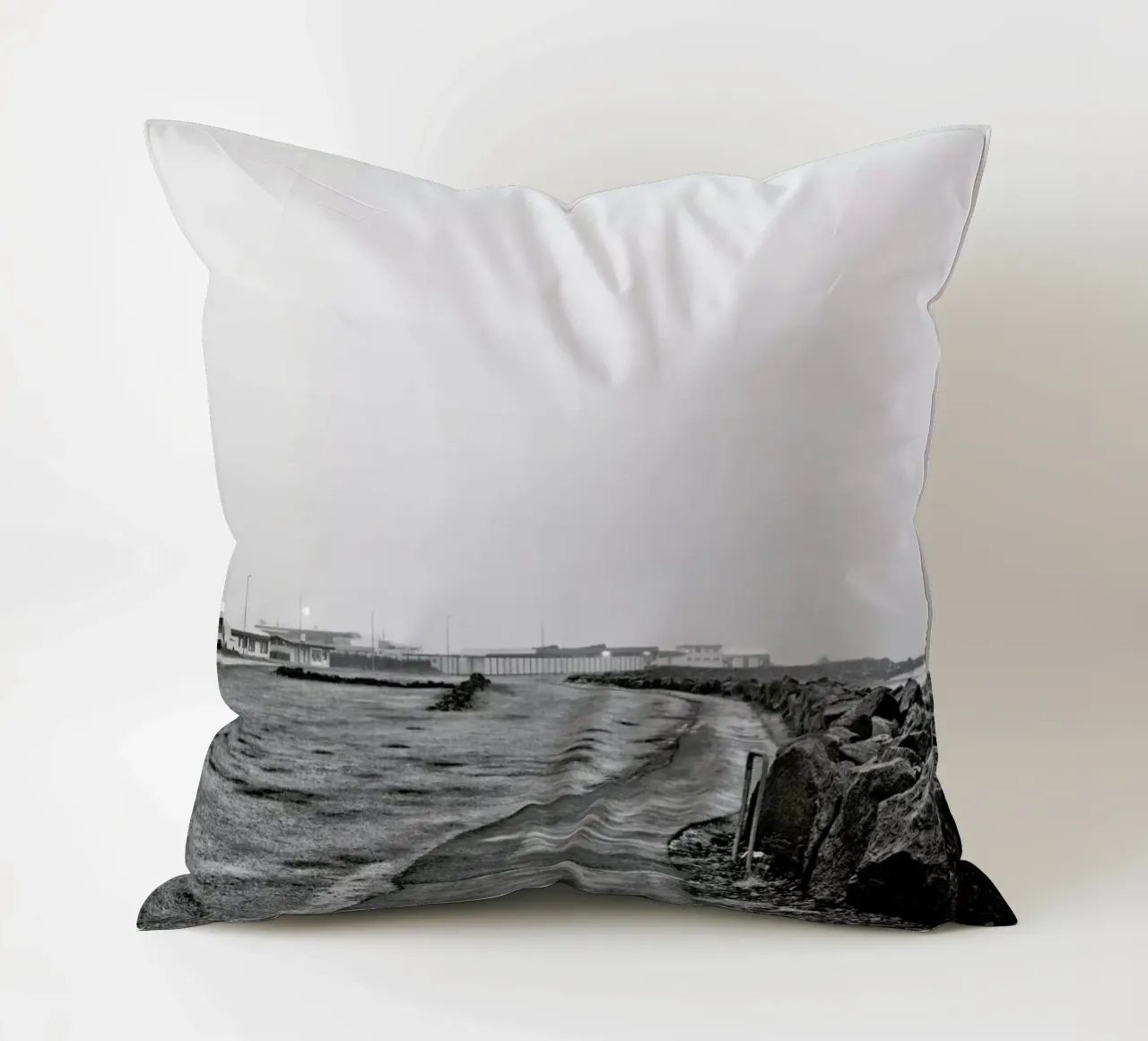 Reykjavík shore decorative cushion by Nur Mut