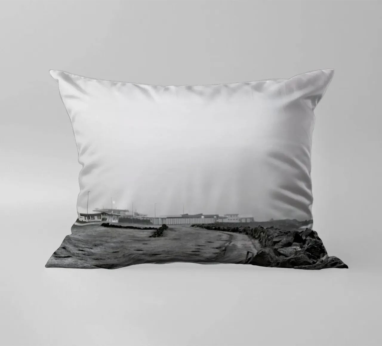 Reykjavík shore decorative cushion by Nur Mut