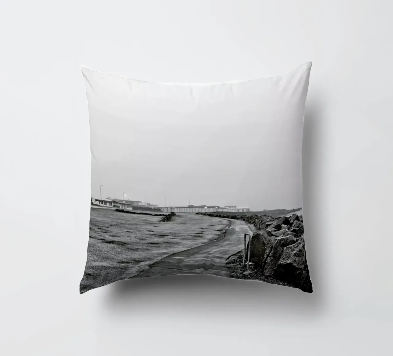 Reykjavík shore decorative cushion by Nur Mut