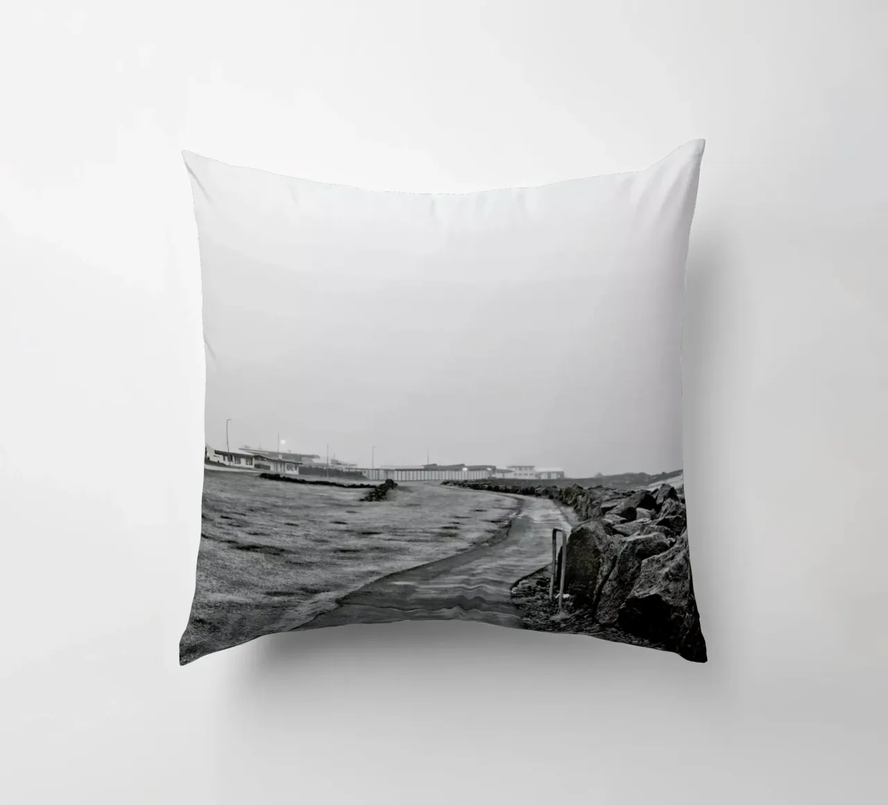 Reykjavík shore decorative cushion by Nur Mut