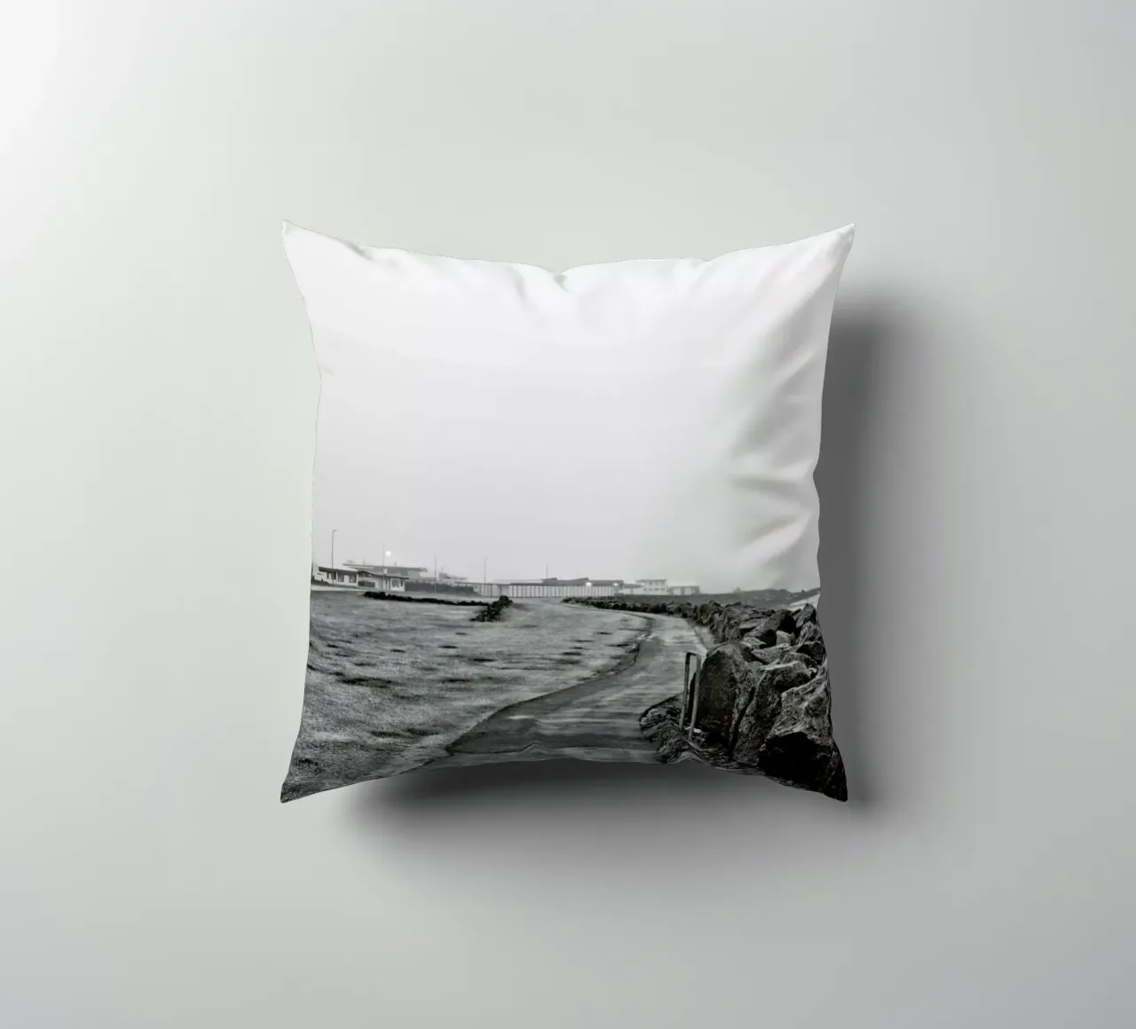 Reykjavík shore decorative cushion by Nur Mut