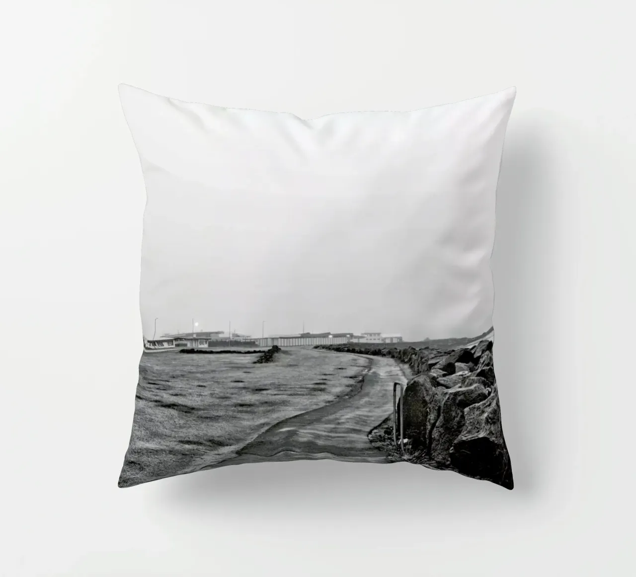 Reykjavík shore decorative cushion by Nur Mut