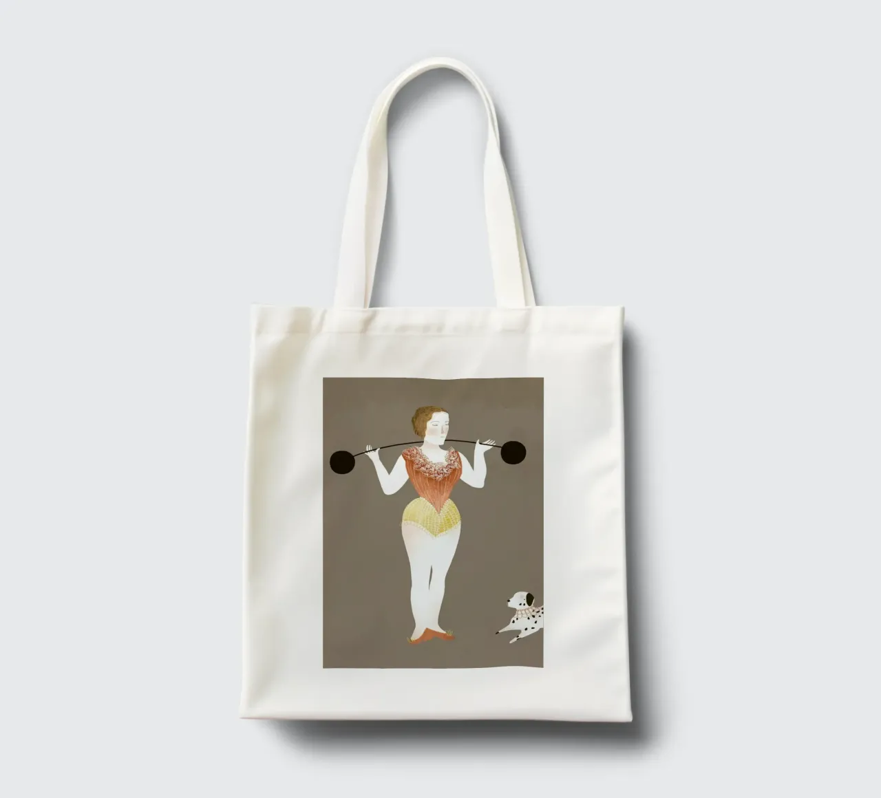 Circus Lady tote bag by Amalia Restrepo