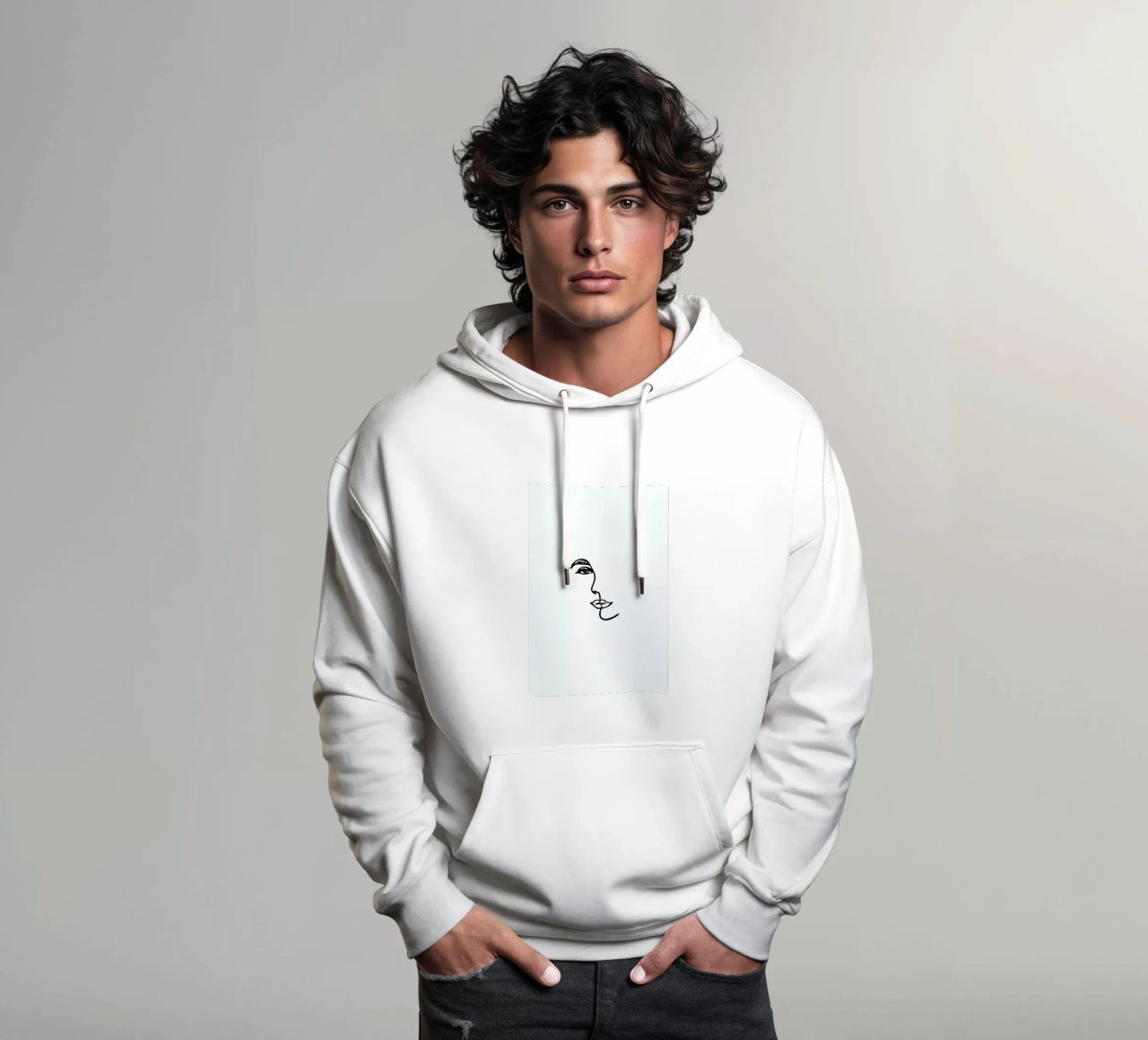 Mirrored felpa con cappuccio da Pure