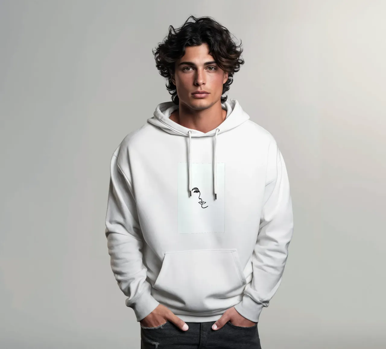 Mirrored felpa con cappuccio da Pure