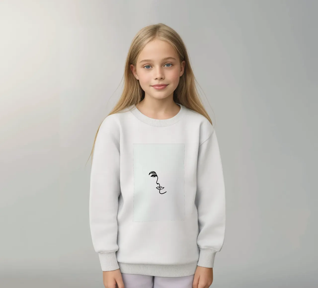 Mirrored kids sweatshirt by Pure