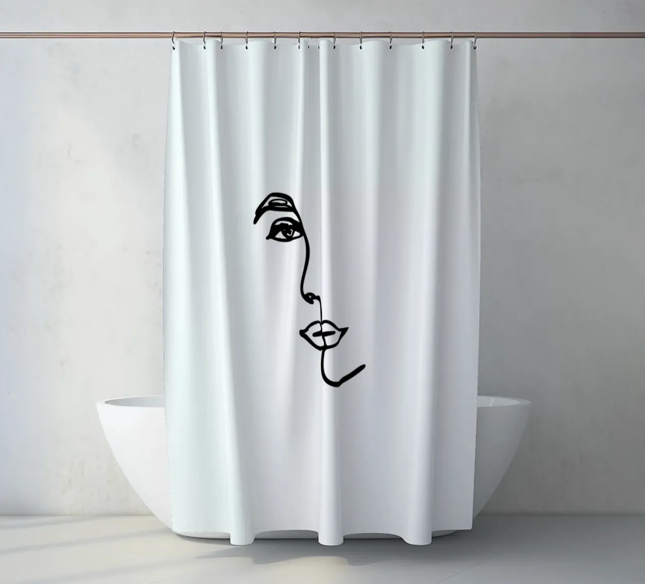 Mirrored tenda da doccia da Pure