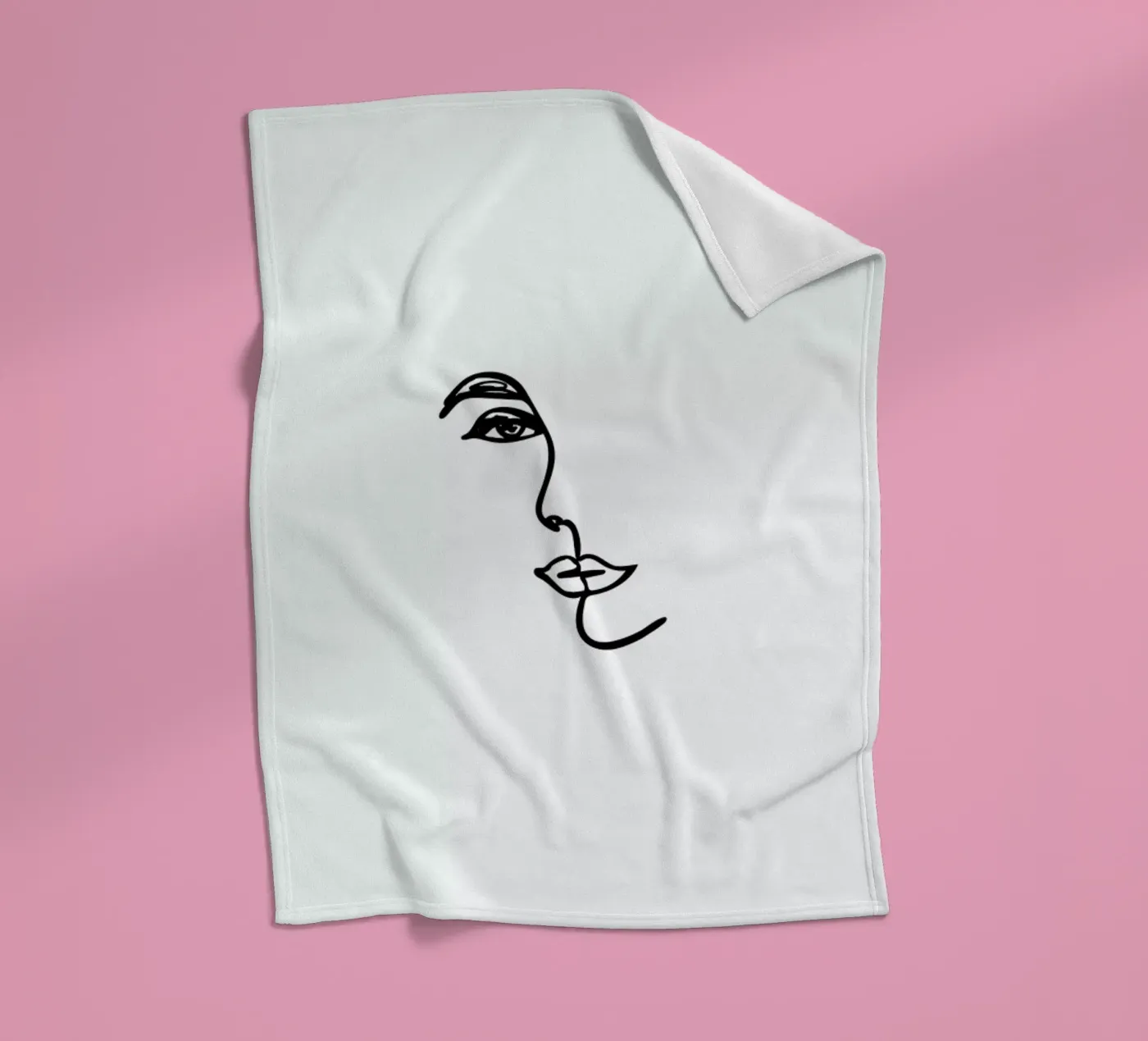 Mirrored Fleecedecke von Pure